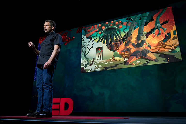 Paul Lachine Illustrations TED FB D